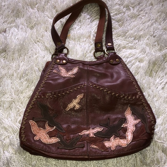 Lucky Brand Handbags - Lucky Brand brown Leather/Suede Tote